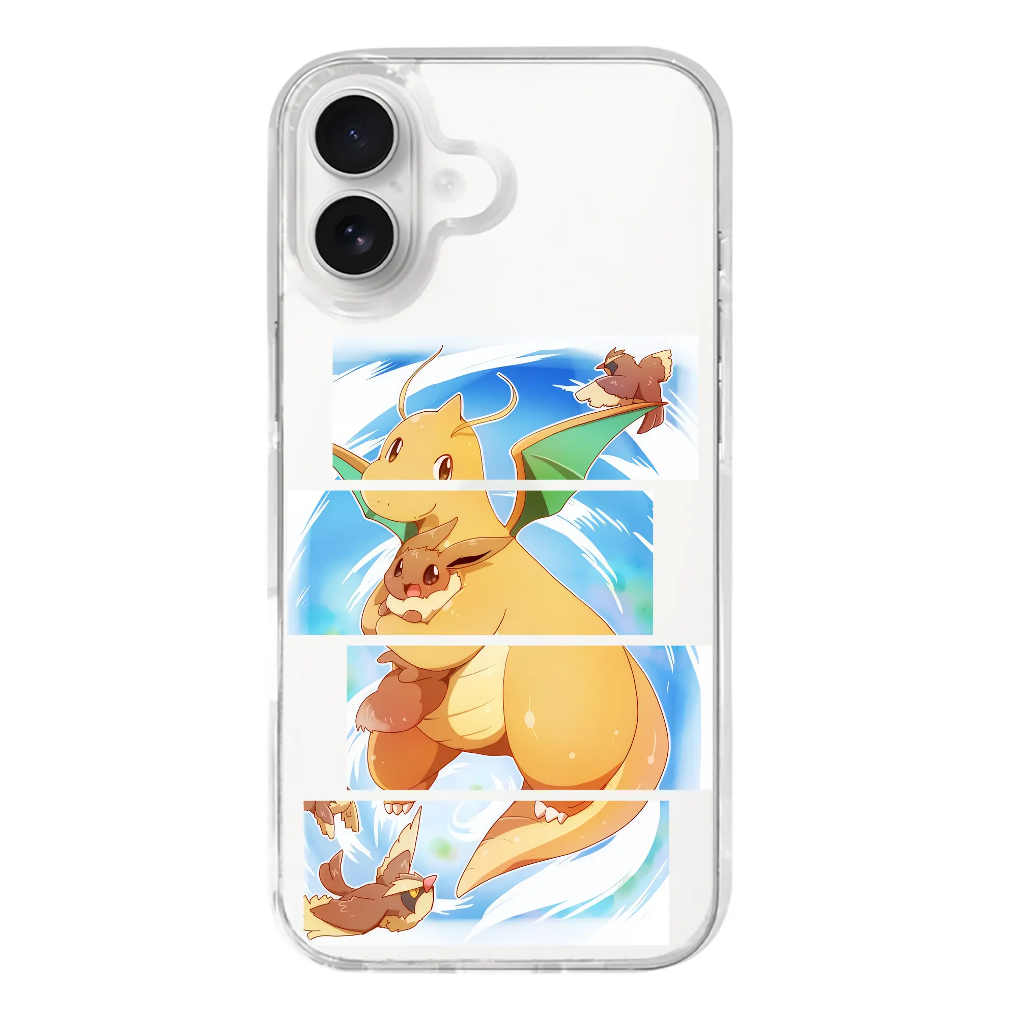 ポケモン グッズ,カイリュー - iPhone 17シリーズ 透明スマホケース – 薄型・耐衝撃・精密フィット保護カバー